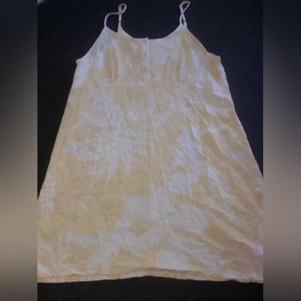 Kiwi & Punch Light Yellow Floral Mini Dress